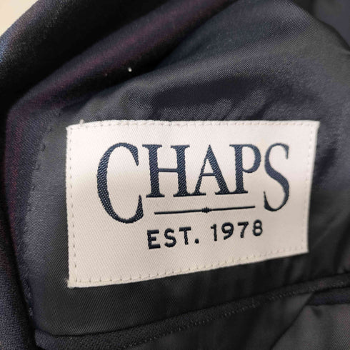チャップス CHAPS ウール100 3B ストライプ テーラードジャケット メンズ 98-88-175