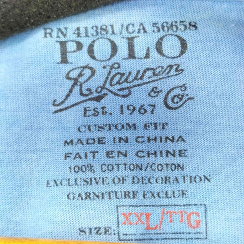 ポロラルフローレン POLO RALPH LAUREN ポニー刺繍 クルーネックTシャツ レディース import:XXL