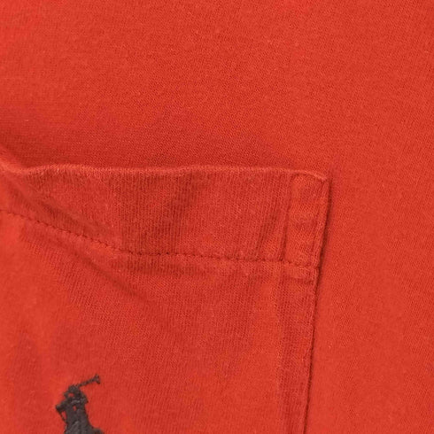 ポロバイラルフローレン Polo by RALPH LAUREN ポニー刺繍 ポケットTシャツ メンズ import:XL