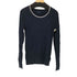 トミーヒルフィガー TOMMY HILFIGER 刺繍ロゴ ケーブルニット レディース M
