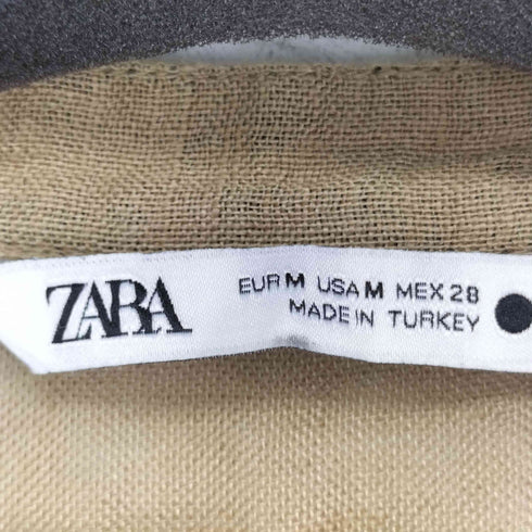 ザラ ZARA リネン100 ワンピース レディース import:M