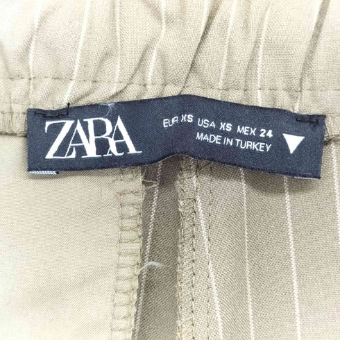 ザラ ZARA ピンストライプ柄 ボクサーパンツ サイドライン レディース XS