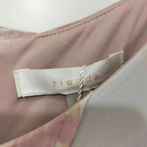 リエンダ rienda アシンメトリーヘムロンパース ノースリーブ ワンピース レディース FREE