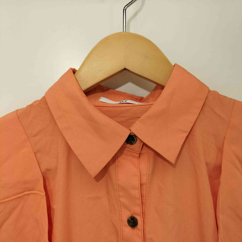 スライ SLY FRONT TUCK DRESS フロント タック ドレス シャツワンピース レディース FREE