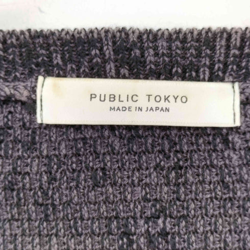 パブリックトウキョウ PUBLIC TOKYO クロップド ビスチェカーディガン レディース FREE