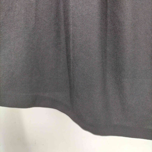 ザラ ZARA コントラストフェイクレザーミディワンピース レディース import:L