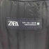 ザラ ZARA コントラストフェイクレザーミディワンピース レディース import:L