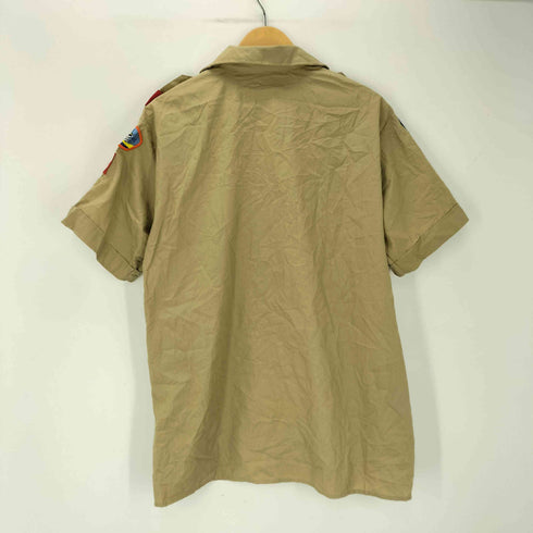 USA製 ボーイスカウト 星条旗 鷹 ワッペン S/S シャツ メンズ import:L