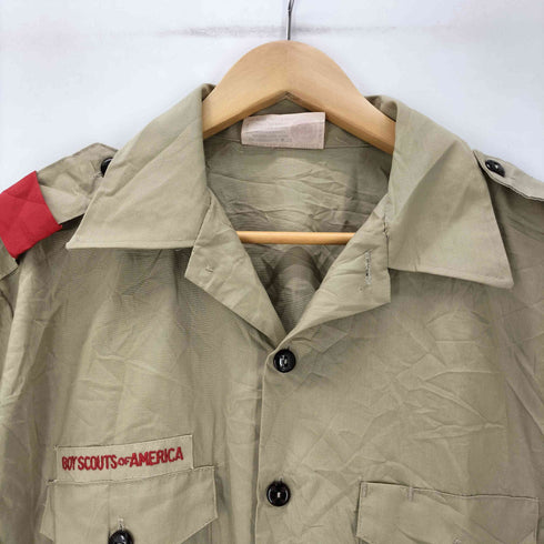 USA製 ボーイスカウト 星条旗 鷹 ワッペン S/S シャツ メンズ import:L