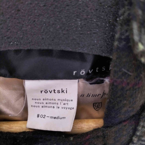 ロフトスキー rovtski チェック ショートダッフルコート メンズ import:M