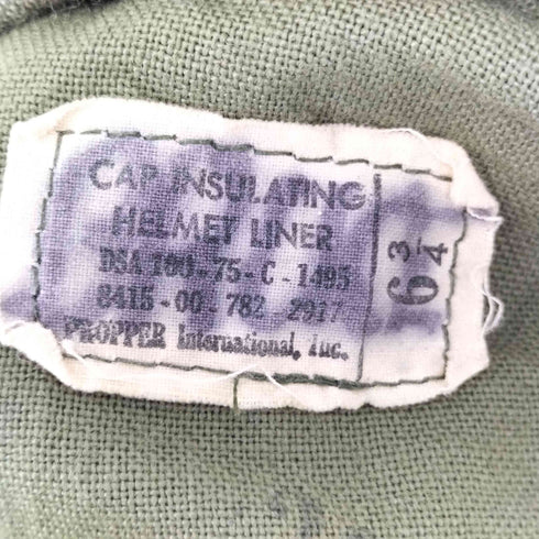 ユーエスアーミー U.S. ARMY cold weather insulating helmet liner cap 75年会計 メンズ 6 3/4