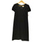 アニエスベー agnes b. PARIS バックダーツ パフスリーブ Vネック ミディ ワンピース レディース JPN:40