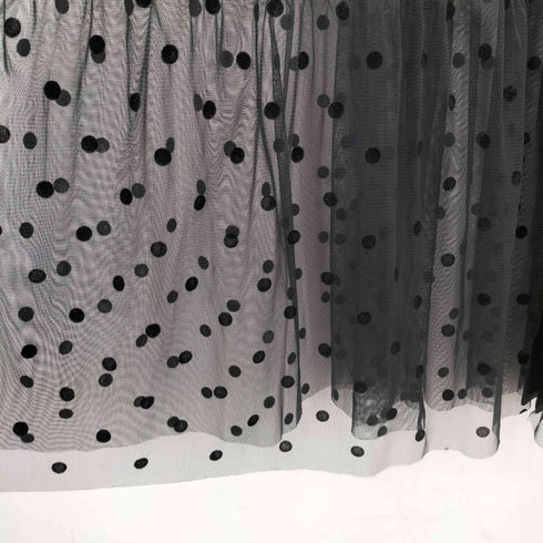 ザラ ZARA ドット柄 シフォンシャツワンピース レディース import:M
