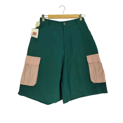 so.c.hu ツートン ナイロン ハーフパンツ レディース JPN:L