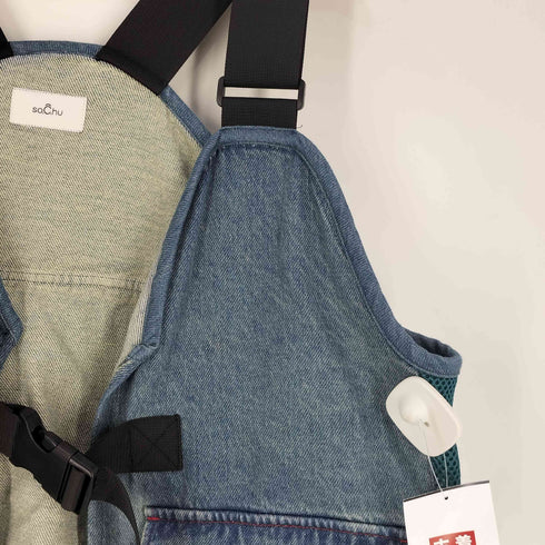 so.c.hu メッシュ デニムベスト レディース JPN:M