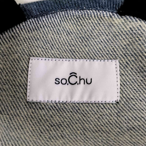 so.c.hu メッシュ デニムベスト レディース JPN:M