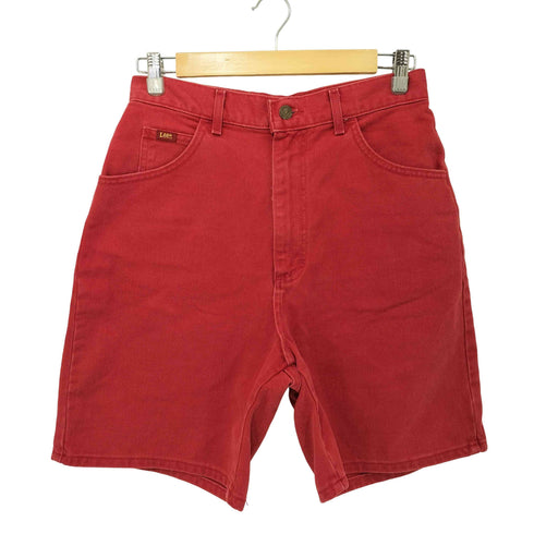 リー Lee 80s USA製 カラー デニムハーフパンツ ジョーツ レディース 12 PET.