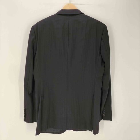 バーバリーブラックレーベル BURBERRY BLACK LABEL サマーウール ストライプ 2B テーラード ジャケット メンズ 42