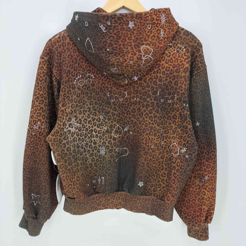 Praying 25ss Leopard Rhinestone Hoodie メンズ import:S