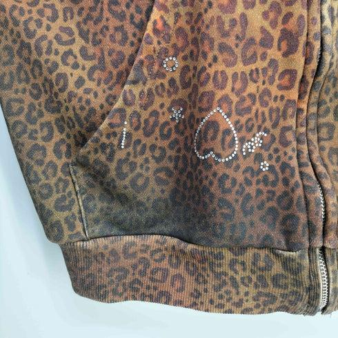 Praying 25ss Leopard Rhinestone Hoodie メンズ import:S