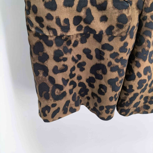 ザラ ZARA レオパード ダブル テーラードジャケット レディース import:M