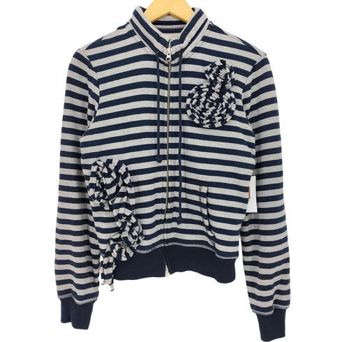オープンワイワイ OPEN YY APPLIQUE ZIPUP JACKET レディース import:S
