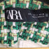 ザラ ZARA ツイード ノーカラー テーラードジャケット レディース import:S