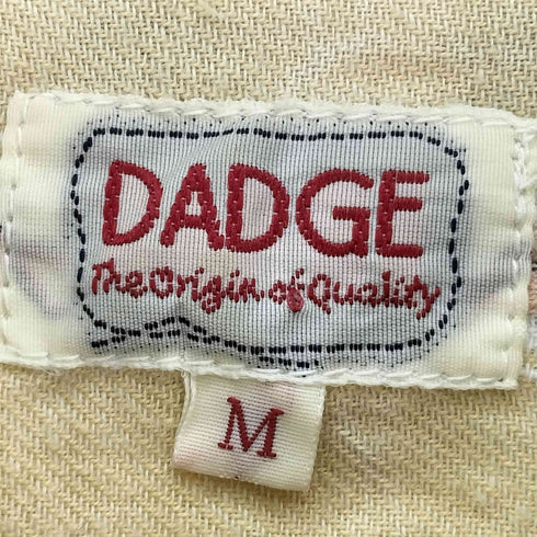 DADGE ストライプ 花柄 ウエスタン シャツ メンズ JPN:M