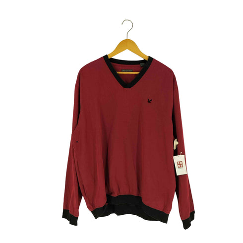 ライルアンドスコット LYLE&SCOTT 千鳥格子 Vネック ピステ プルオーバー メンズ import:L
