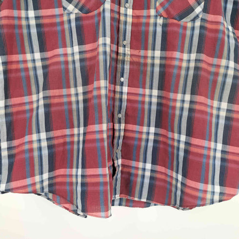 プレインズ PLAINS WESTERN WEAR BIG MAN チェック ウエスタンシャツ メンズ 2X