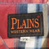 プレインズ PLAINS WESTERN WEAR BIG MAN チェック ウエスタンシャツ メンズ 2X