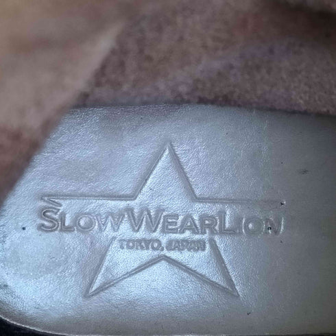 スローウェアライオン SLOW WEAR LION クロムエクセルレザーエンジニアブーツ バーガンディ メンズ 7E