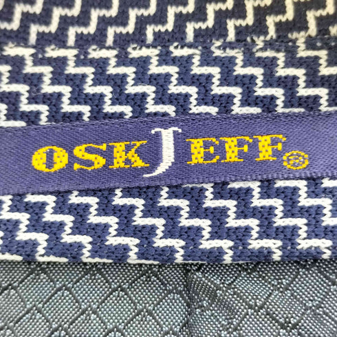 OSKJEFF 総柄 シングルブレスト テーラード ジャケット メンズ
