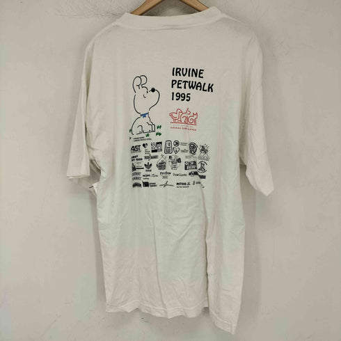 ムリナ murina IRVINE PETWALK USA製 袖シングル アニマル 両面プリントTシャツ メンズ import:XL