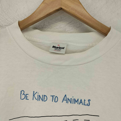 ムリナ murina IRVINE PETWALK USA製 袖シングル アニマル 両面プリントTシャツ メンズ import:XL