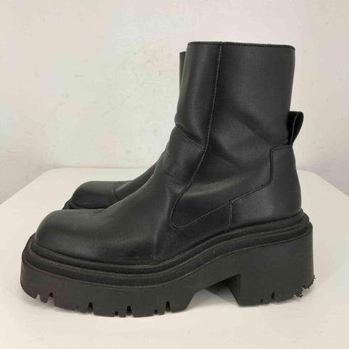 ザラ ZARA トラックソールショートブーツ レディース JPN:24.5