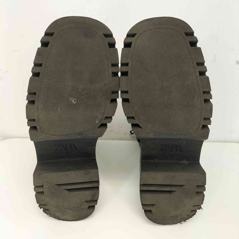 ザラ ZARA トラックソールショートブーツ レディース JPN:24.5
