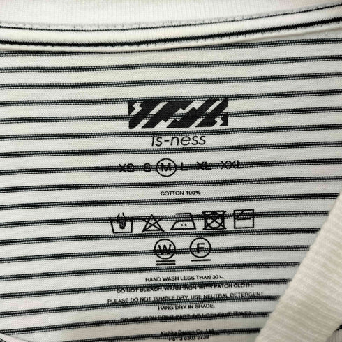 イズネス is-ness BALLOON STRIPES T-SHIRT メンズ JPN:M