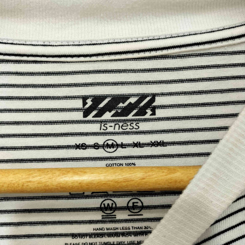 イズネス is-ness BALLOON STRIPES T-SHIRT メンズ JPN:M