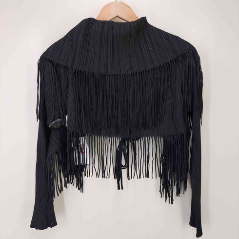 プリーツプリーズイッセイミヤケ PLEATS PLEASE ISSEY MIYAKE 04SS フリンジデザイン プリーツボレロ レディース JPN:3