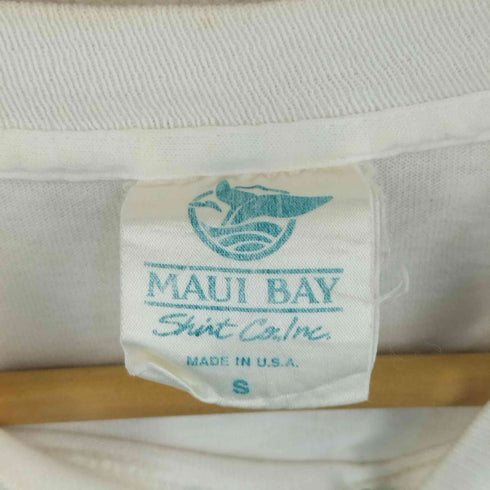 MAUI BAY USA製 フロッキープリント Tシャツ メンズ import:S