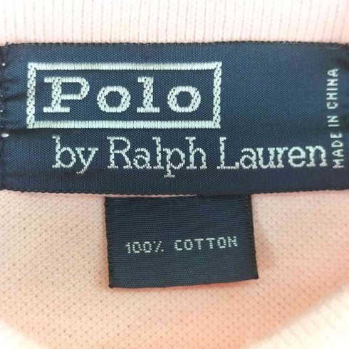 ポロバイラルフローレン Polo by RALPH LAUREN スモールポニー刺繍 S/S ポロシャツ メンズ import:L