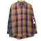 ヴァンヒューゼン VAN HEUSEN コットンポリ レギュラーカラー チェック シャツ メンズ import:M