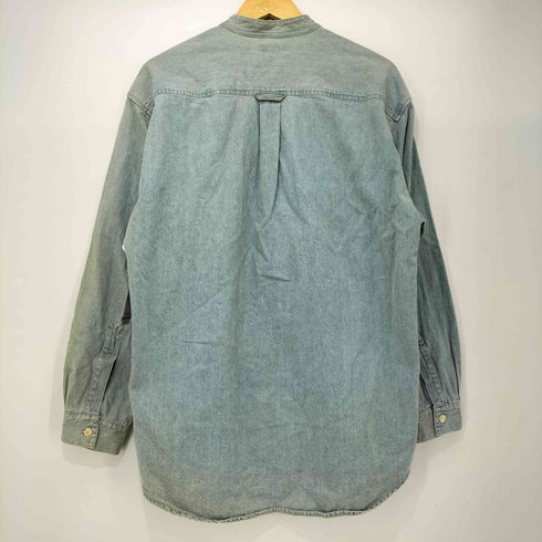 カルバンクラインジーンズ Calvin Klein Jeans 90s OLD バンドカラー デニムシャツ ダンガリーシャツ メンズ import:M