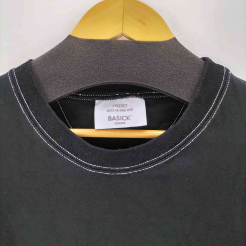 BASICK ロンスリーブビックTシャツ メンズ L