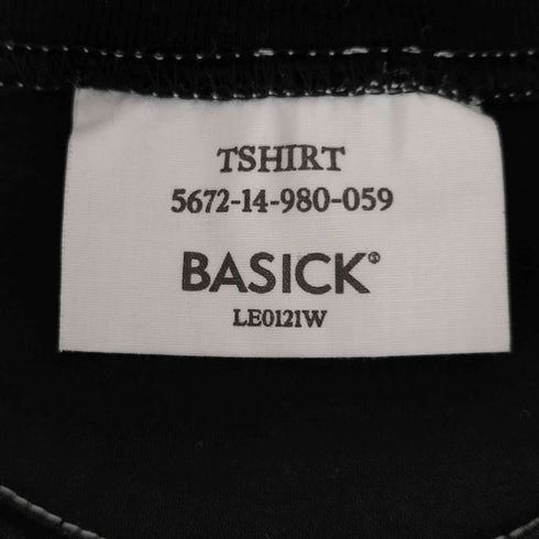 BASICK ロンスリーブビックTシャツ メンズ L