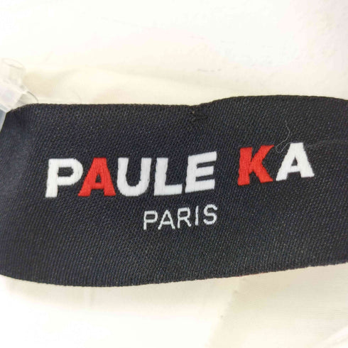 ポールカ PAULE KA シアーストライプ半袖ワンピース レディース JPN:36