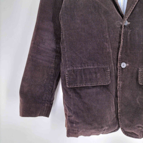 ジェイクルー J.CREW 00S コーデュロイ 太畝 シングル 2B テーラード ジャケット メンズ import:S