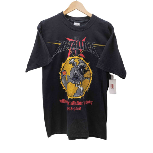 ギルダン GILDAN 00S ボディ 1993-2008 15周年 グラフィック プリント S/S ロック バンド Tシャツ メンズ import:M