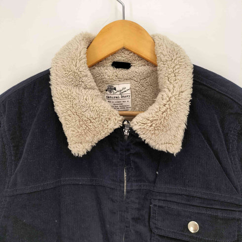 ナチュラルストーリー natural story バングラデシュ製 コーデュロイ ジップアップ ジャケット メンズ JPN:L